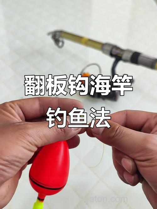 海竿用翻板钩挂糠饼钓鲤鱼技巧?