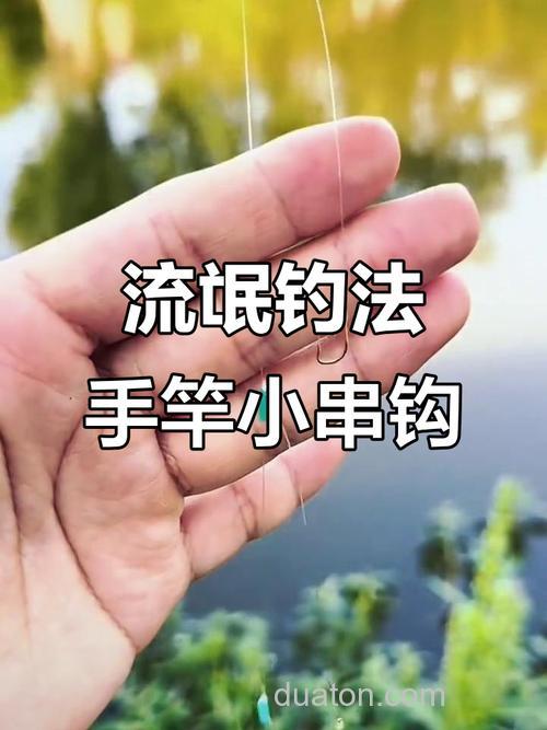 谁知道手竿用串钩怎么钓鱼?