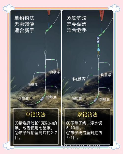 夜间野钓与台钓鲫鱼选钓具的区别