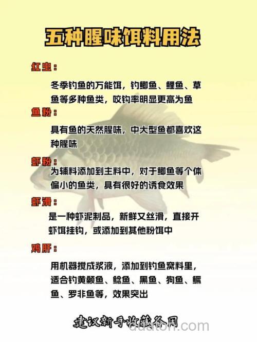 腥之素钓饵配方？