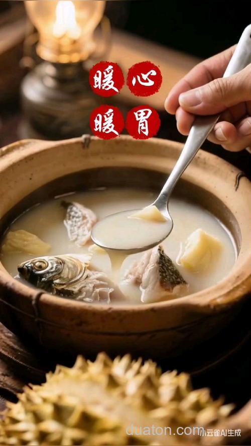 榴莲鲫鱼汤---强身壮体增强免疫力