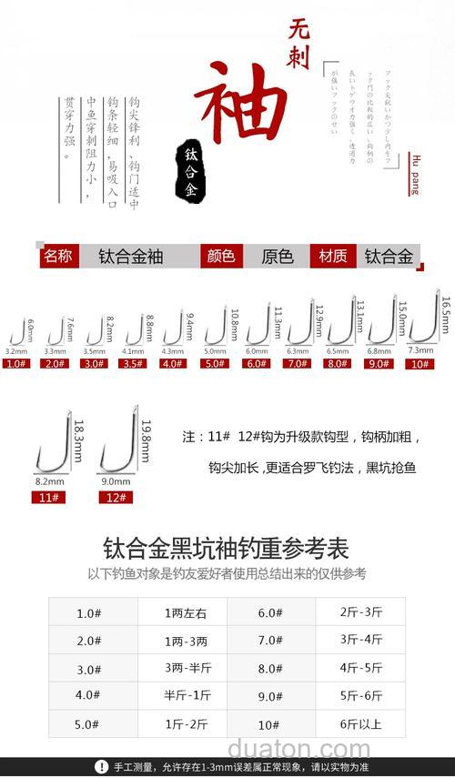 钓鳑鲏用几号袖钩最好?