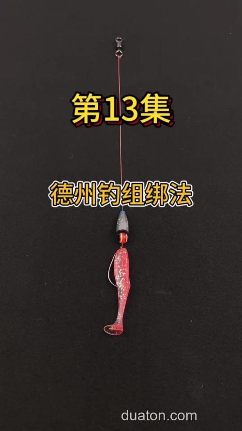 一看就会!德州钓组绑法与挂饵技巧大揭秘