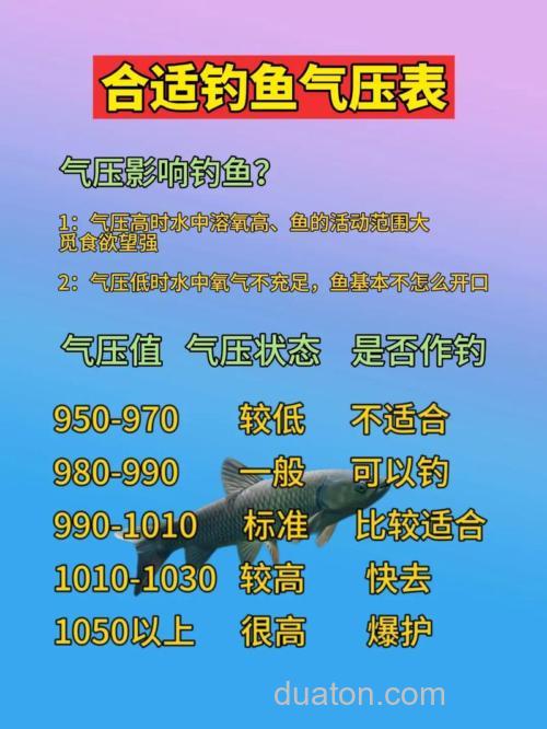 钓鱼气压低好还是气压高好?