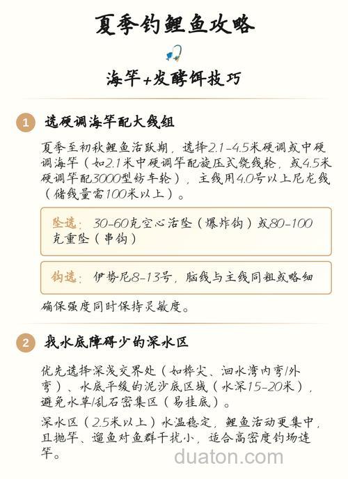 海竿鲤鱼饵料配方？