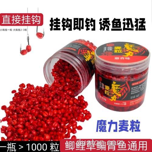 麦子钓鱼饵民间配方红色的?