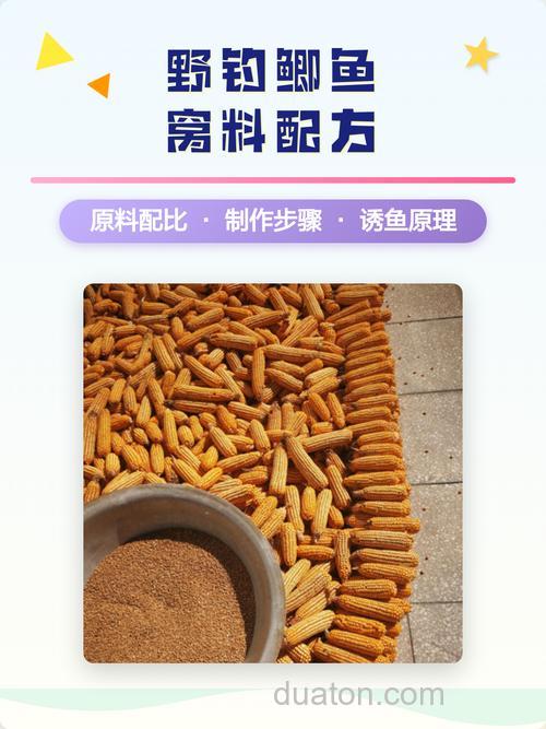在水库野钓小鲫鱼 窝料的配方和制作方法