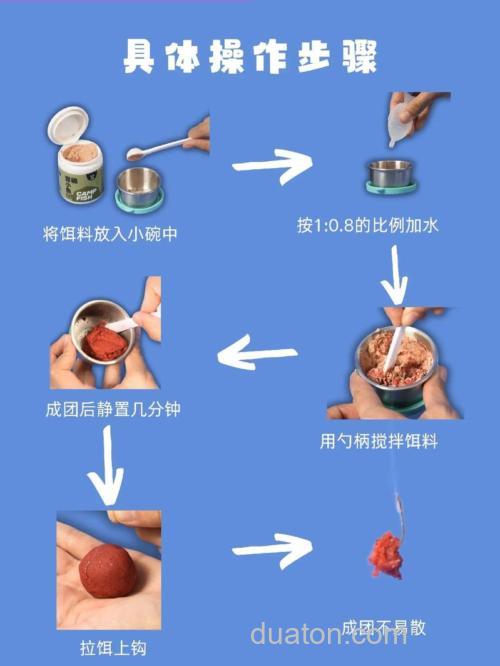 钓鱼饵料水比怎么配?