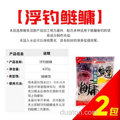 浮钓鲢鳙商品饵料配方？