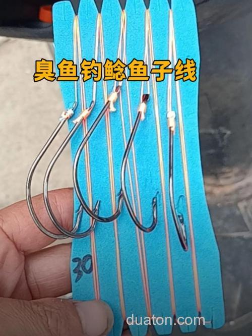 臭鱼饵钓鲶鱼用多大线组?