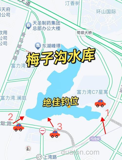 水库钓鱼如何选钓点?