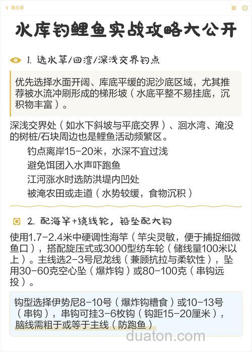 涨水钓鲤鱼的三个技巧
