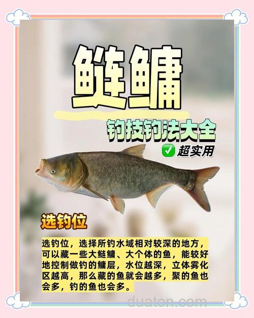 野钓花鲢的技巧与选择，这些你都知道吗？