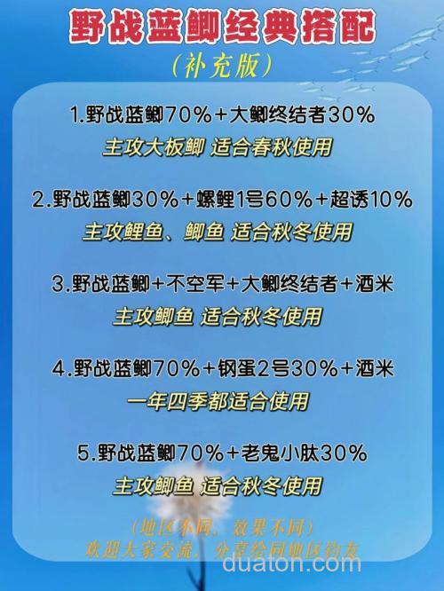 钓鲤鱼饵料配方野战蓝鲫能钓鲤鱼吗?