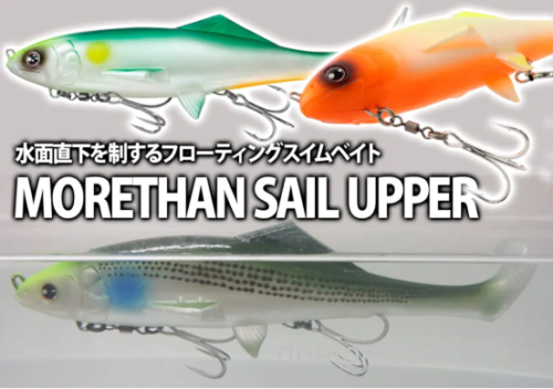 大水面攻略!DAIWA morethan sail upper 水面系软鱼_0