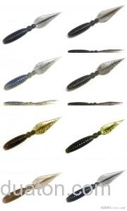 Geecrack LEAF SHRIMP 叶形软尾虾 路亚软饵_3
