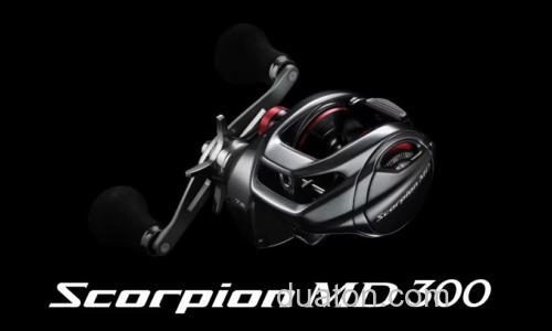 强劲有力!SHIMANO 2025 SCORPION MD 300 水滴轮_0
