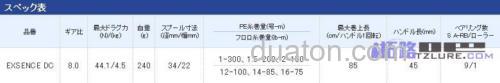 海鲈卷轴 shimano EXSENCE DC 水滴轮_2