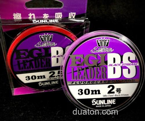 绑线强度+抗拉强度UP!21 Sunline Saltimate EGI Leader BS 氟碳前导线_0