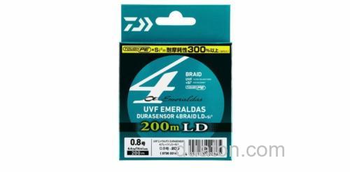 耐磨性UP!DAIWA UVF EMERALDAS DURASENSOR×4 LD +Si2 鱿鱼用PE线_0
