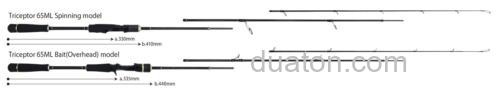 轻量远征 Yamaga Blanks Triceptor 多节便携旅行竿_2