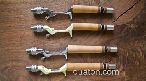 玩物 Tsunami lures Fishbone Rod Handle 2017 复古竿柄_3