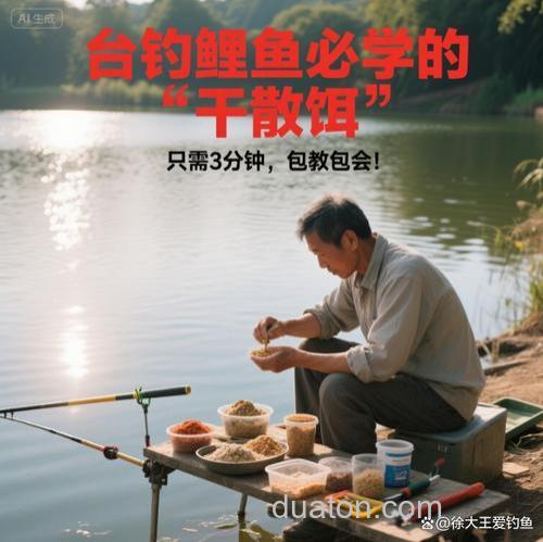 台钓雾化技巧详解：怎么控制饵料雾化，用什么饵料效果好