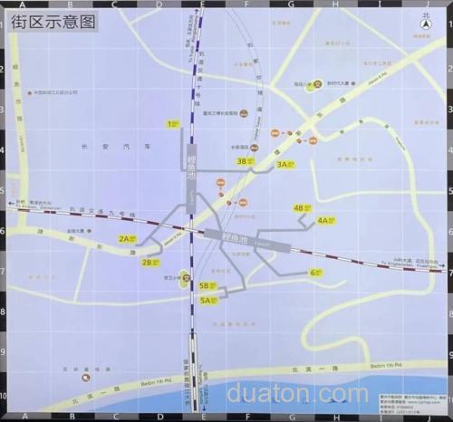 10号线鲤鱼池地铁站出站后可以步行到嘉陵江边去吗?怎样走?